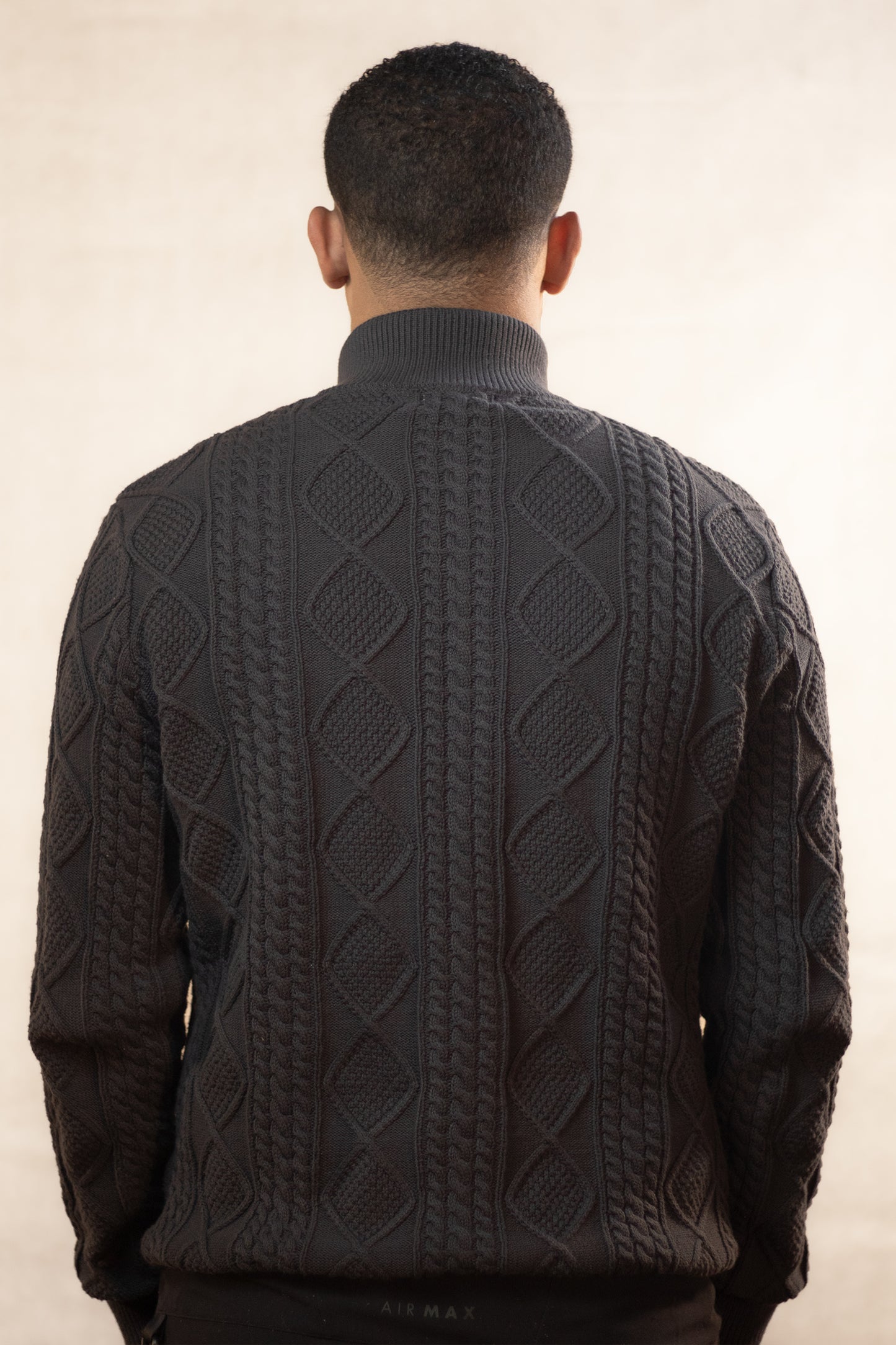 Quarter Zip Knit Sweater